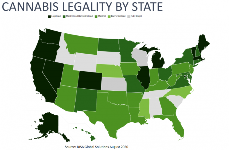 В каком штате америки разрешили марихуану масло конопли приманка
